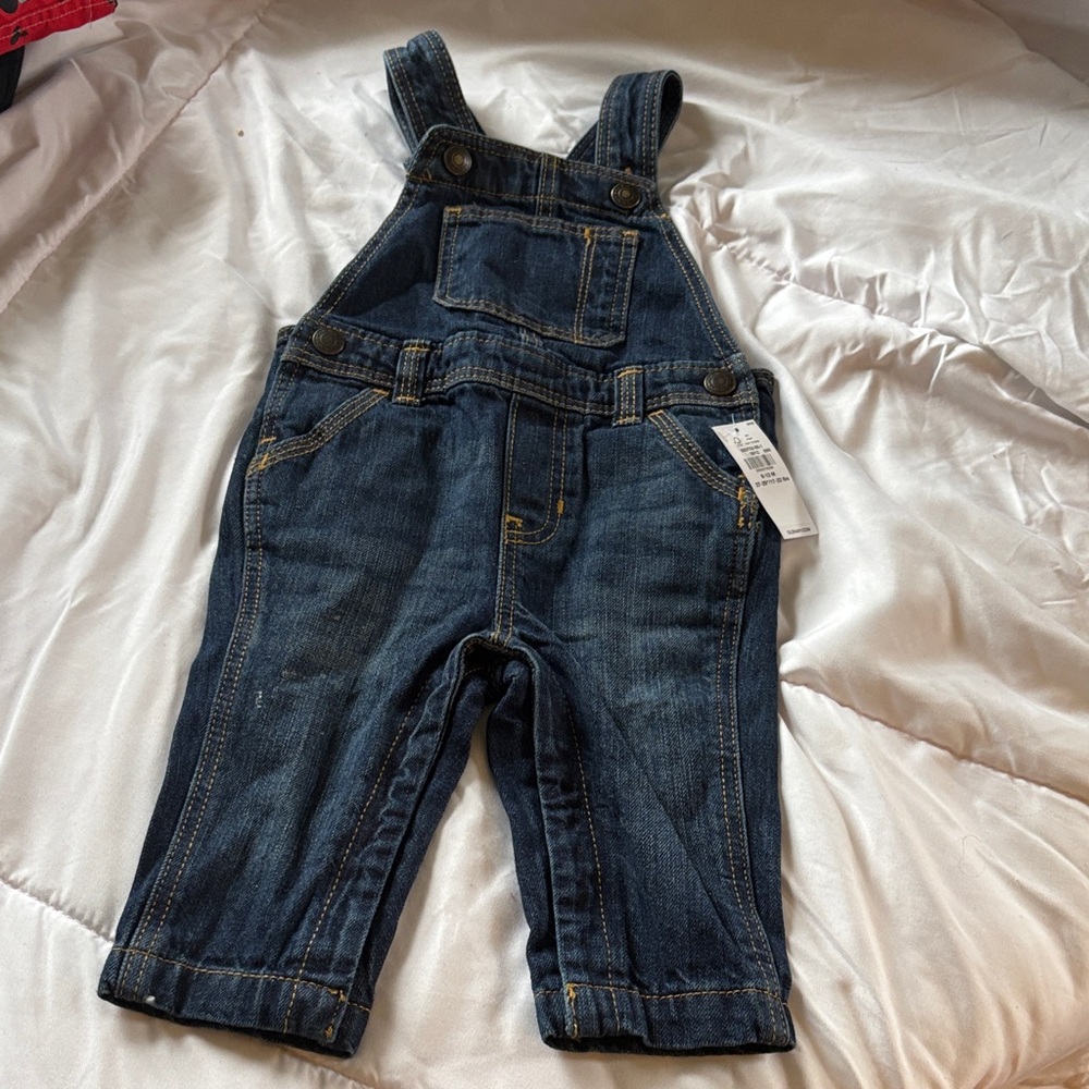 Old Navy Dark Blue Denim Kids Overalls